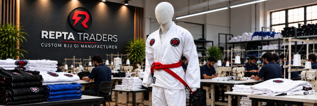 repta trader bjj gi manufacturing facility